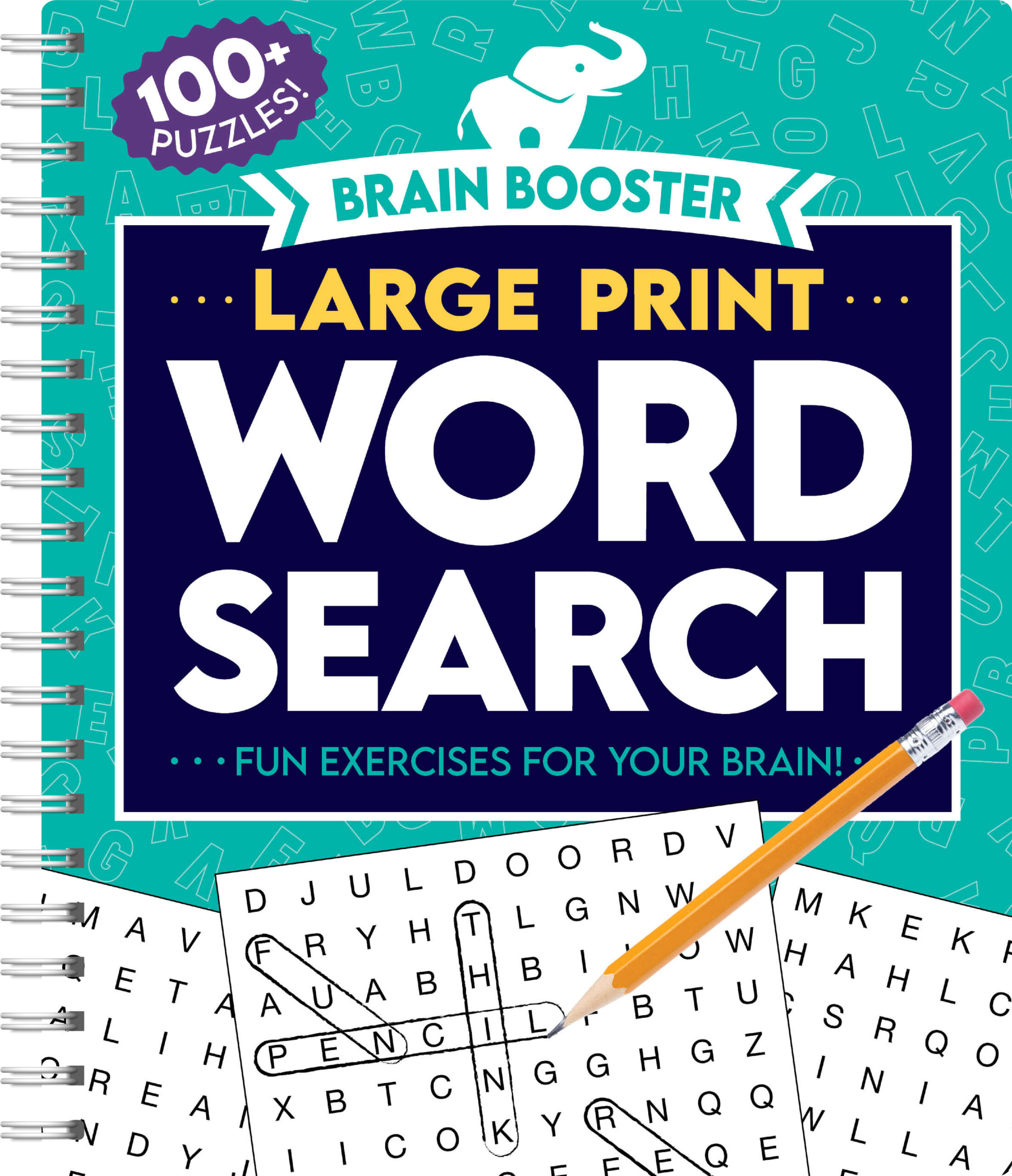 Brain Booster: Large Print Word Search