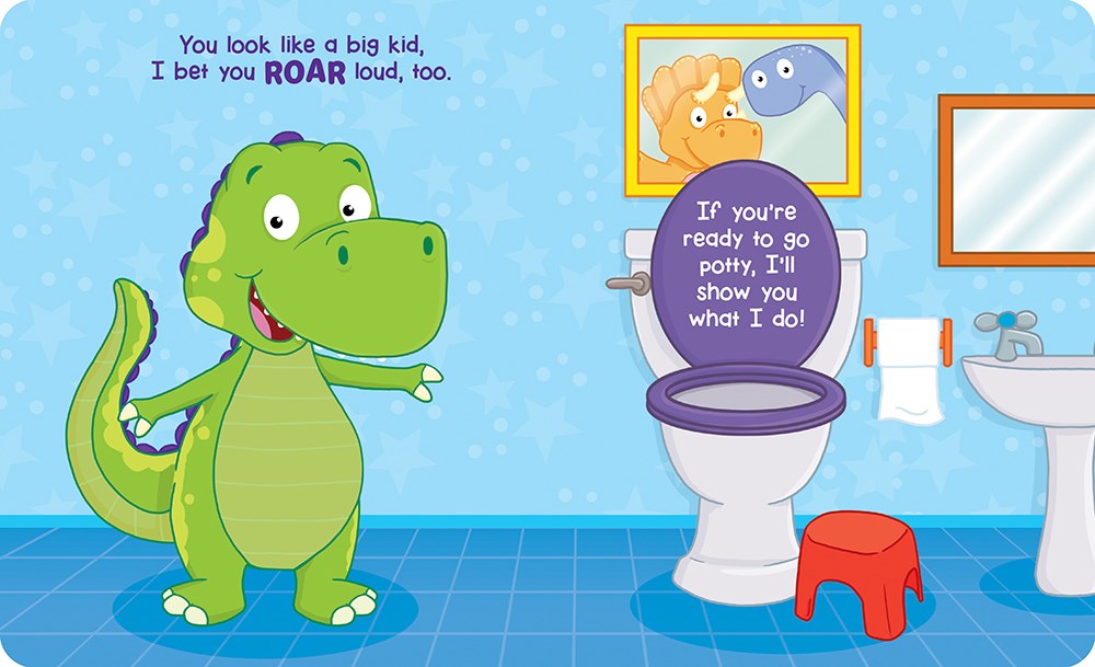 Safetots Dinosaur Print Toddler Toilet Training Portable Potty Two Colours 