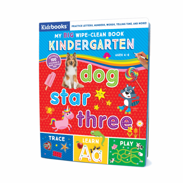 My Big WipeClean Book Kindergarten Kidsbooks Publishing