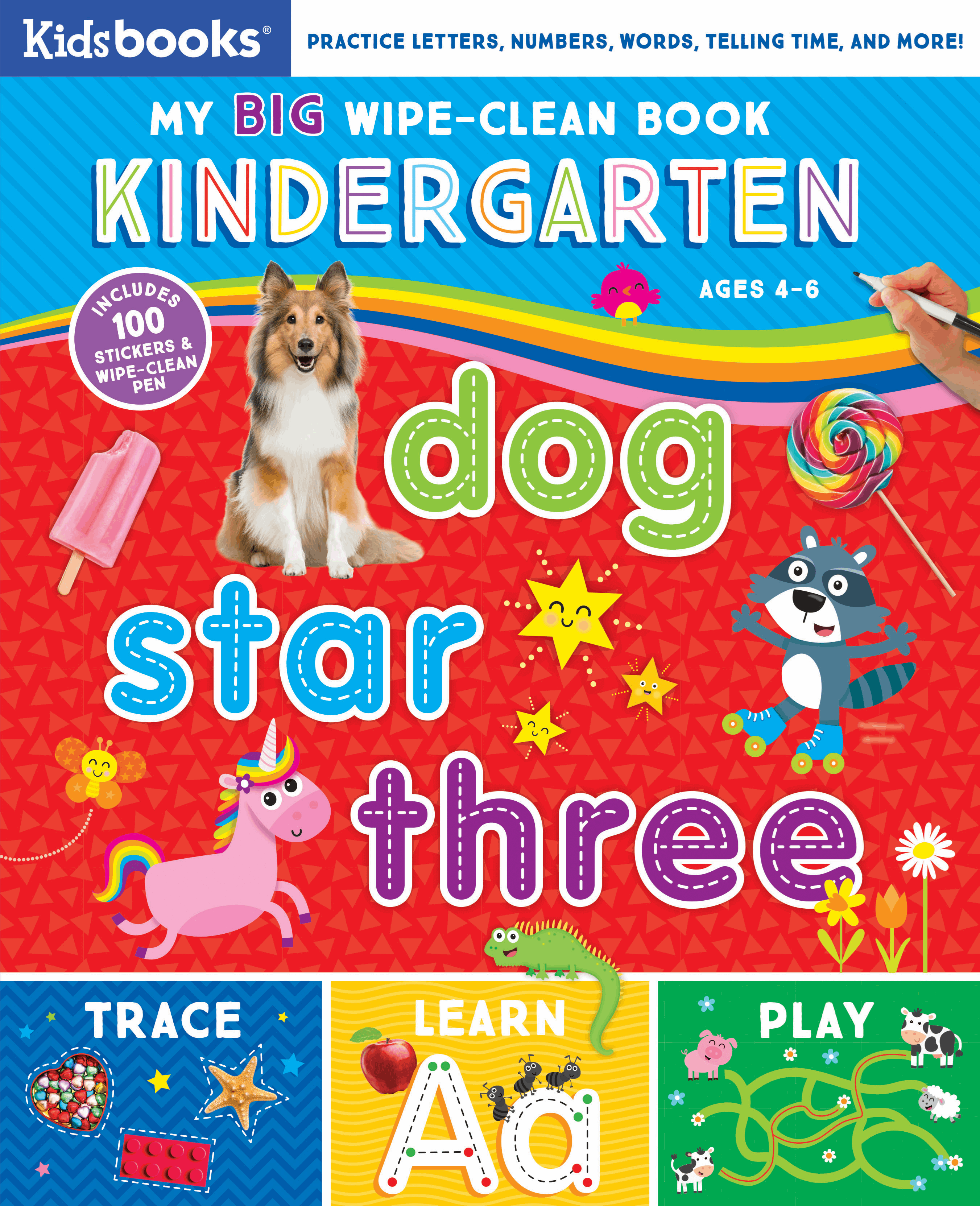 My Big WipeClean Book Kindergarten Kidsbooks Publishing