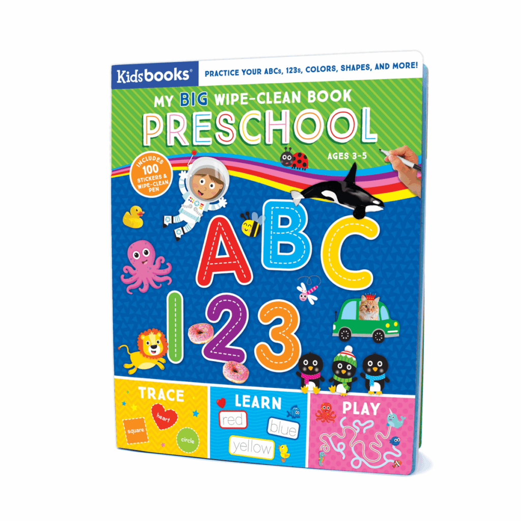 My Big WipeClean Book Preschool Kidsbooks Publishing