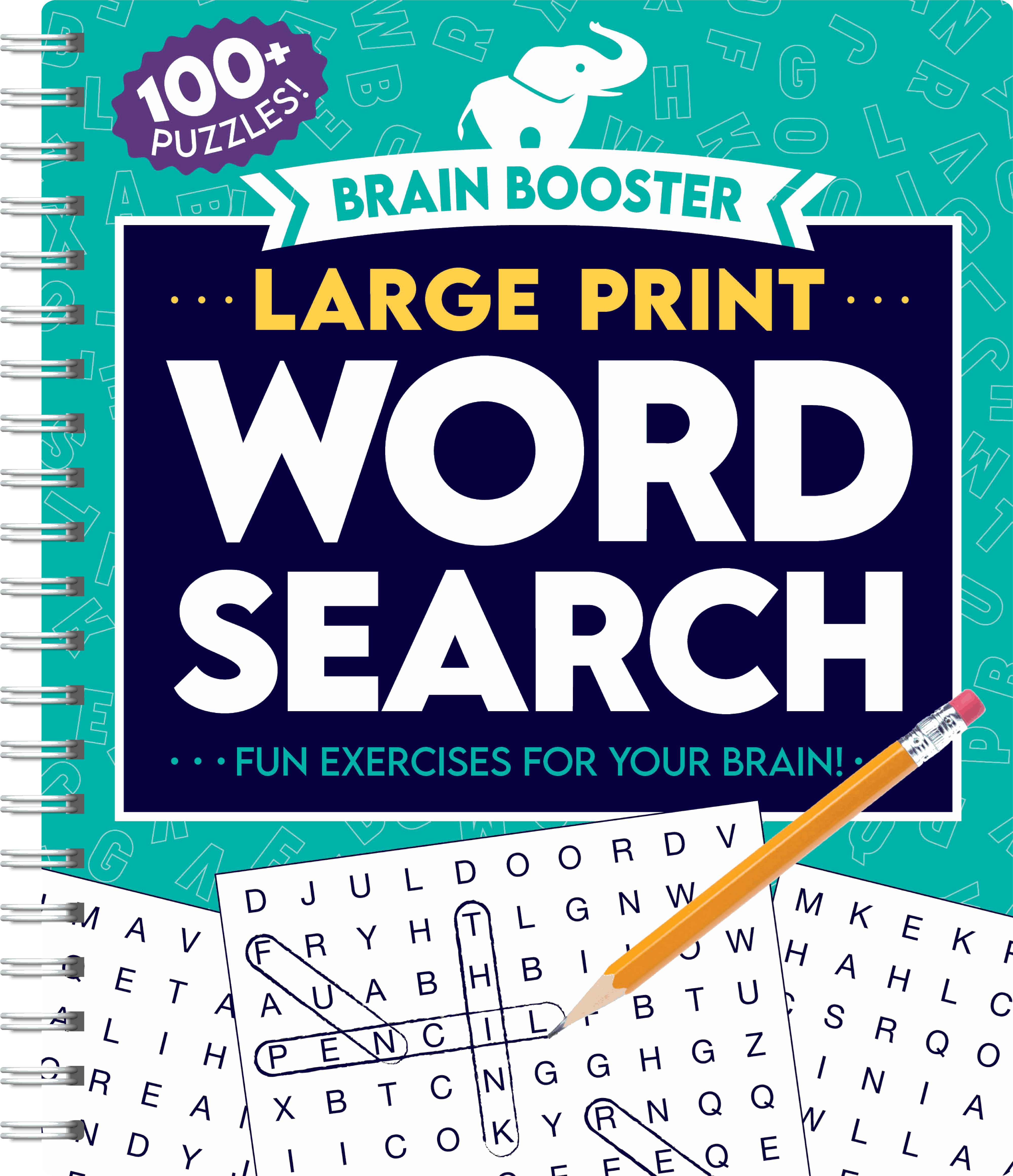 Brain Booster Large Print Word Search Kidsbooks Publishing