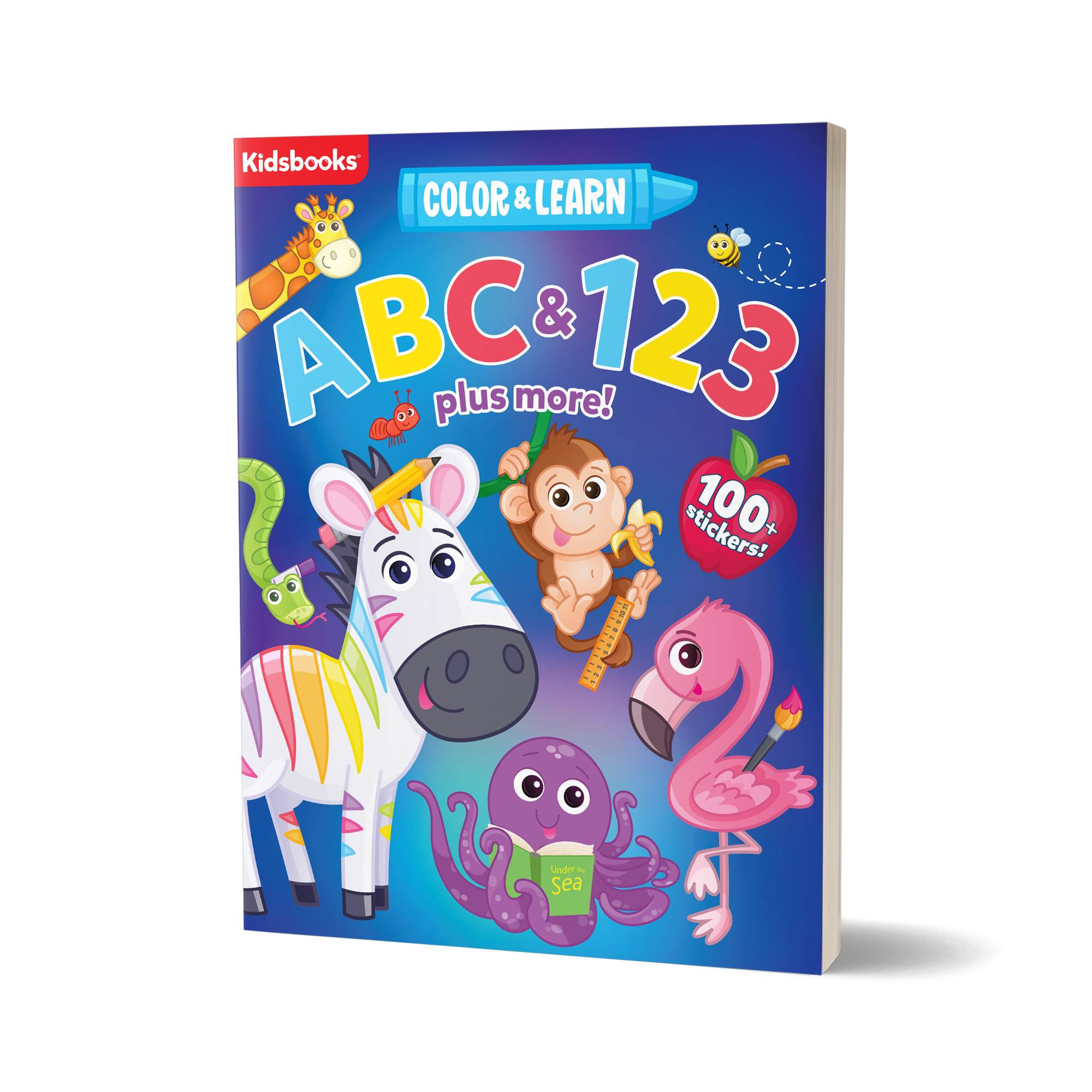 Color & Learn ABC & 123 plus more! Kidsbooks Publishing