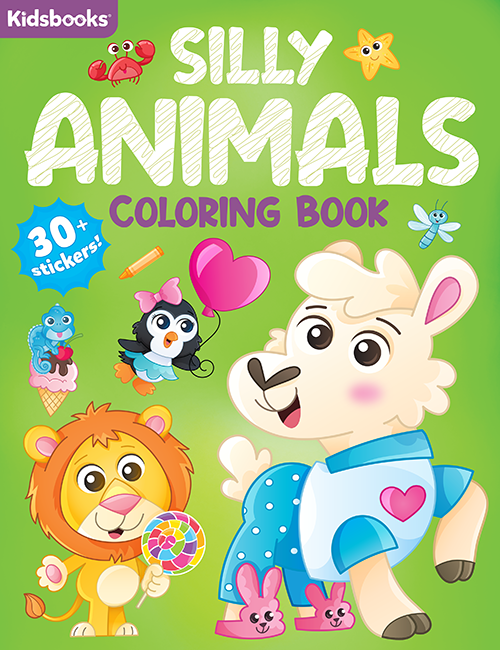 Silly Animals Coloring Book 