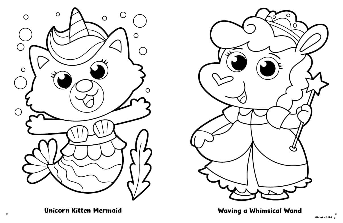 Coloring Books for Kids Ages 6 - 8: Mermaid Coloring Book, Super