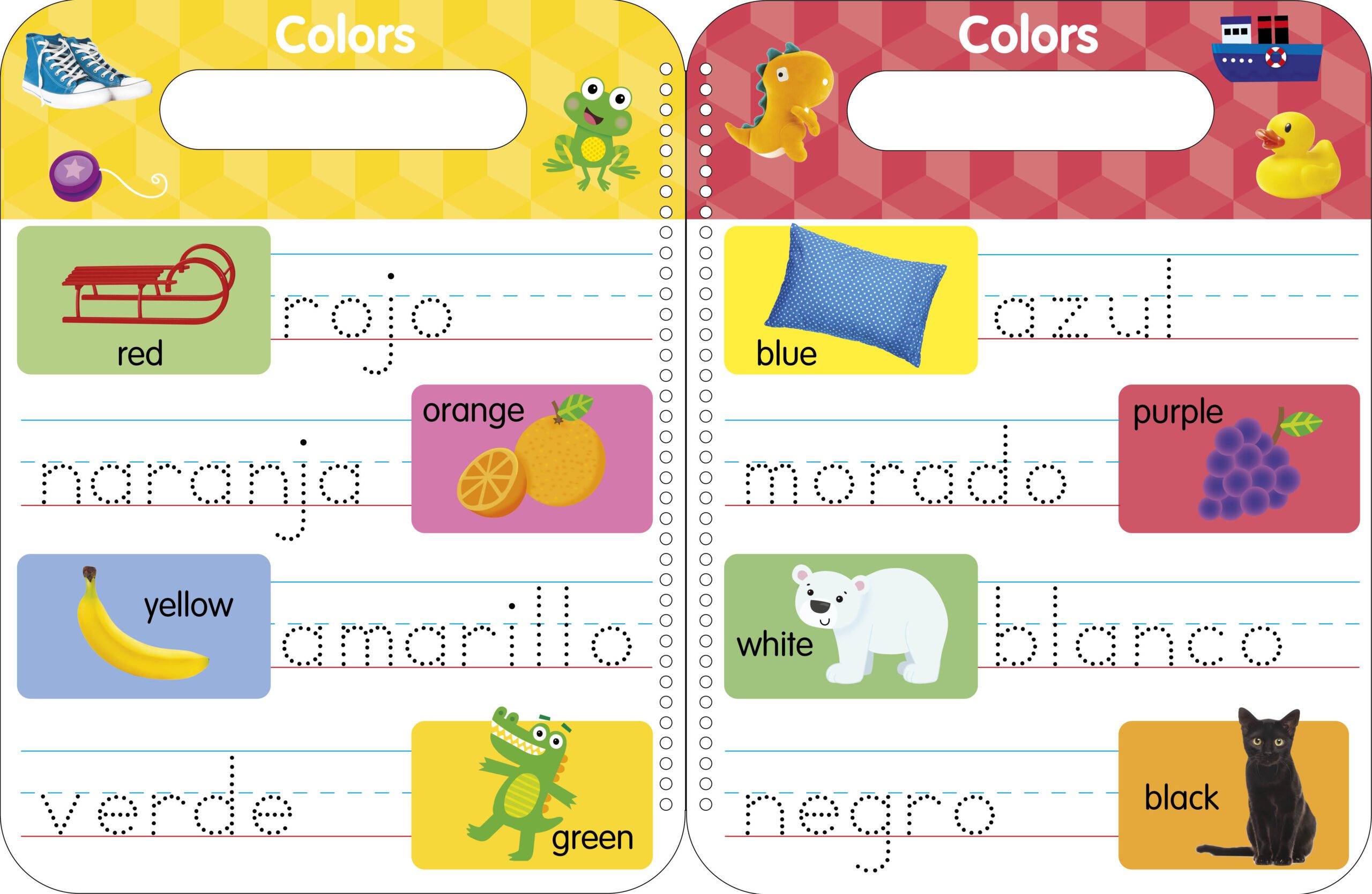 My First WipeClean Book Spanish Words Kidsbooks Publishing