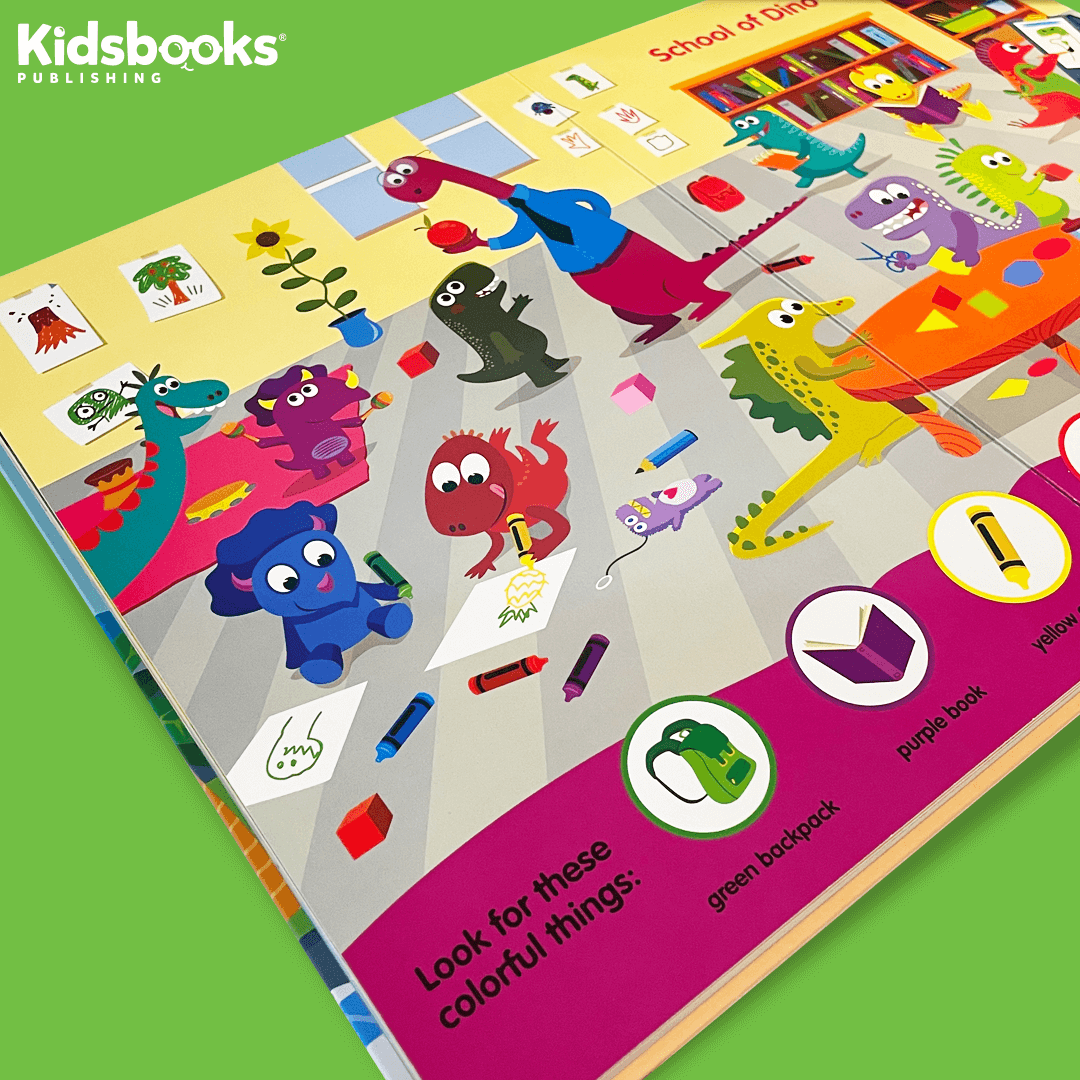 Paint and Find Dinosaurs (Board Book)