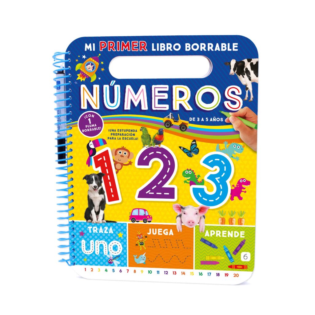 Mi Primer Libro Borrable: Números | Kidsbooks Publishing