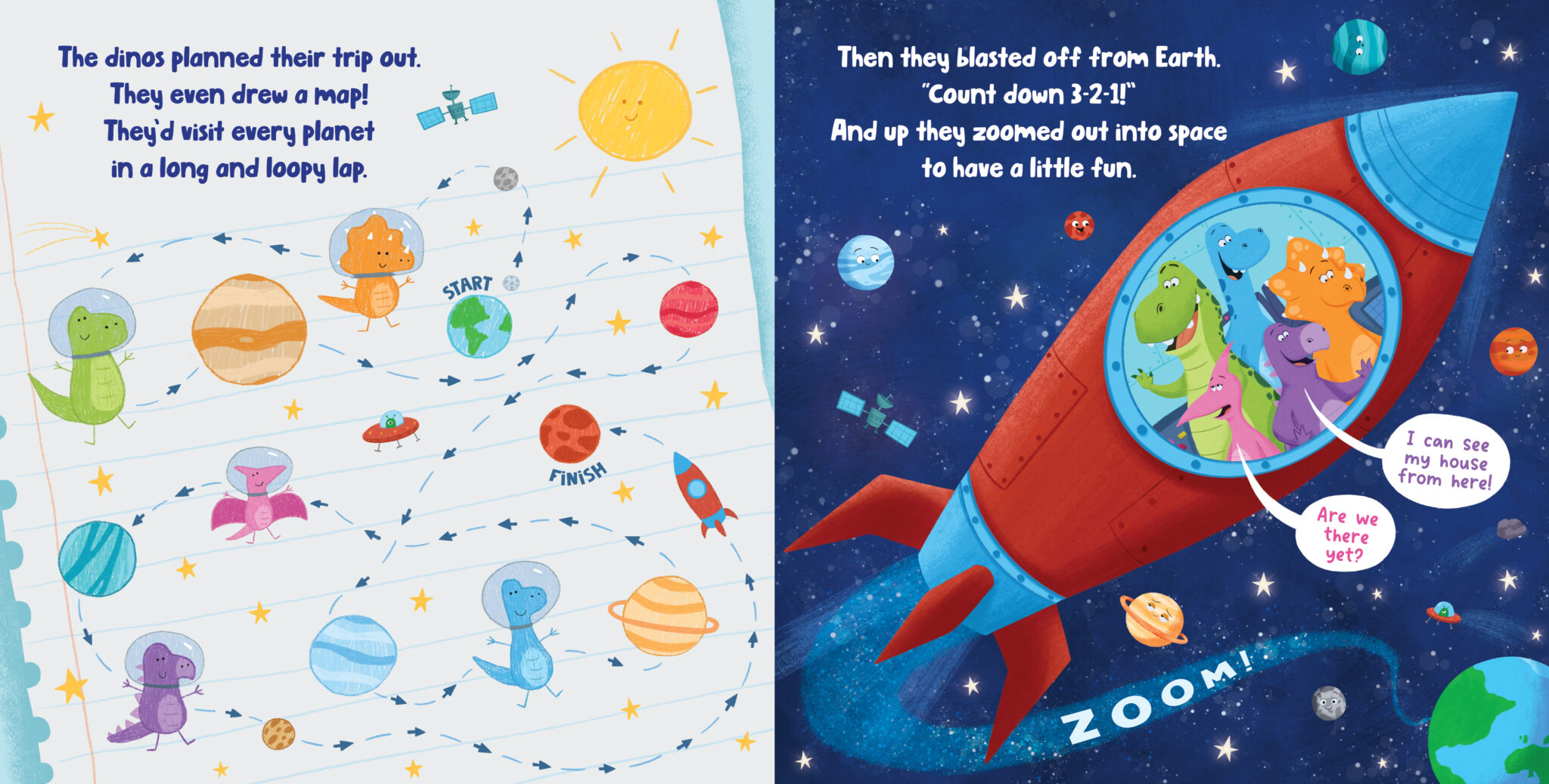 Dinos in Space | Kidsbooks Publishing